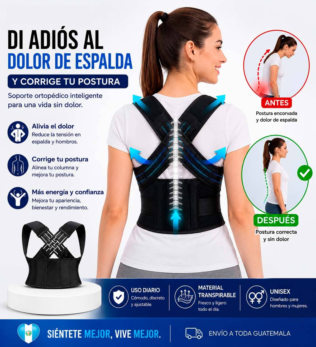 OrthoPosture™ | Di Adiós al Dolor de Espalda y Corrige tu Postura